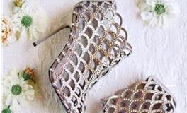 狮子座的婚纱鞋子