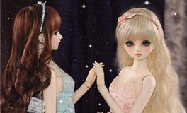 双子座婚纱sd娃娃