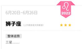 蓝蓝占星狮子座一周运势(6.20-6.26)