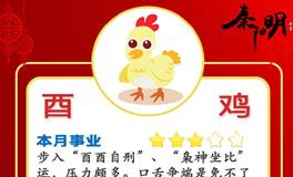 秦阳明生肖鸡2022年9月运势